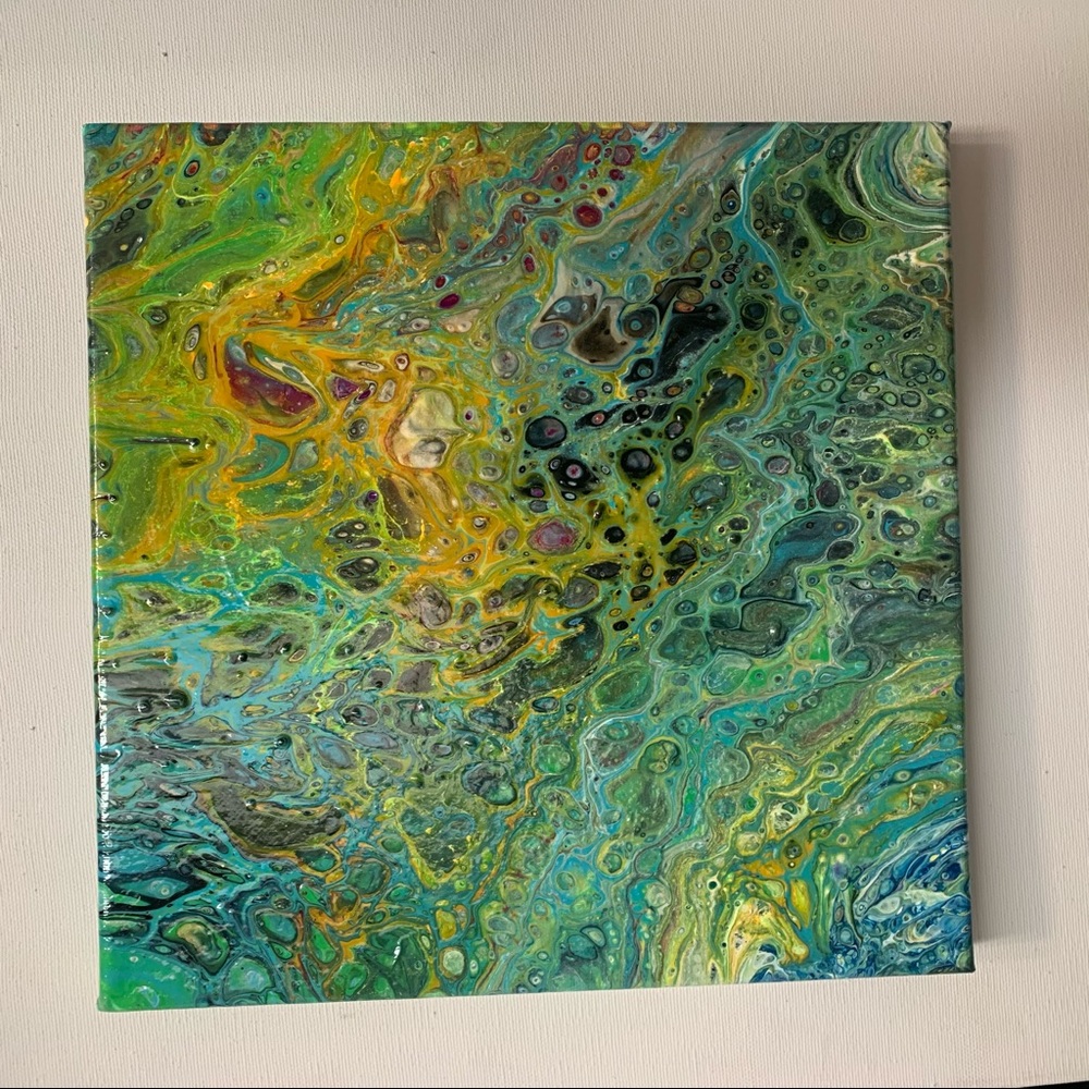 “Rabbit Hole” Original Signed Abstract Painting